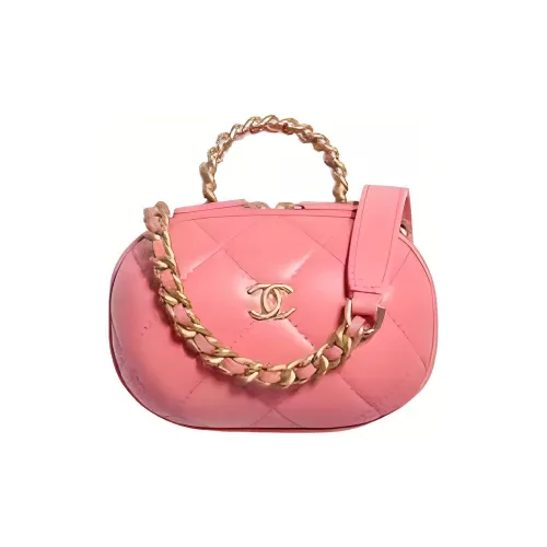 CHANEL Sheepskin Косметичка Женская Розовая