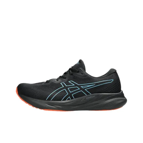 Asics Gel Impulse 15 Амортизация Износостойкий Низкий Топ Беговые кроссовки Мужские Черные