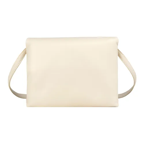 MARNI Телячья кожа Клатч Женские Айвори Белый