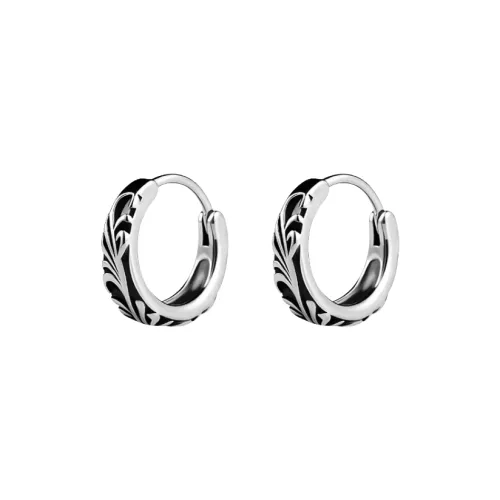 BKBU Серьги-гвоздики из серебра 925 пробы унисекс