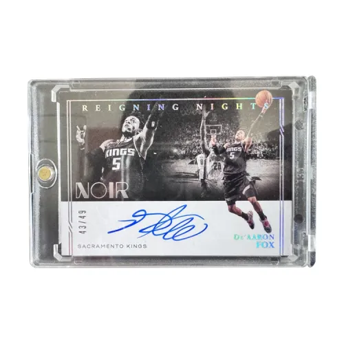 Панини 2020 21 Нуар Kings Де'Аарон Фокс 43 49 Дождливый Ночной Власть Ночной Кар'єра 60 Очков Спина к Спине 109 Очков