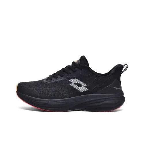 LOTTO Амортизация Износостойкие Низкие Беговые Кроссовки Мужские Черные