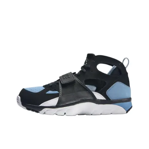 Nike Air Trainer Huarache Slip-resistant Abrasion-resistant MID Топ Винтажные баскетбольные кроссовки Мужские Черные Синие