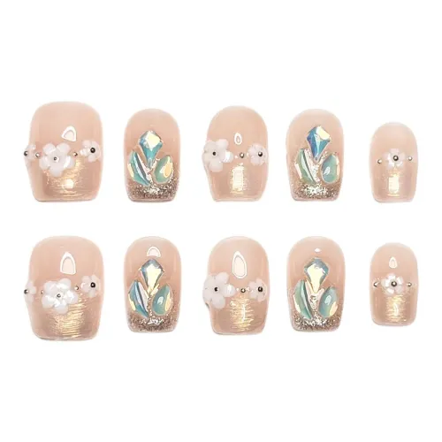 KDOW Весна Цветы Нишевый Премиум Мода Осветляющий Богиня Pure Desire Стиль Instagram Ручная Рисованная False Nail