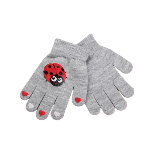 NOMK Акриловые вязаные перчатки для детей многоцветные