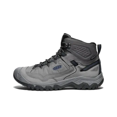 KEEN Targhee 4 Водонепроницаемый и Износостойкий Короткий Аутдор Мужской Серый Синий
