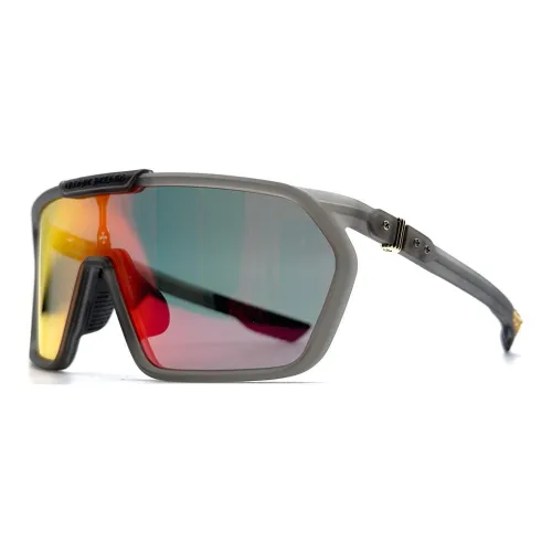 Chrome Hearts Нерегулярная форма Солнцезащитные очки Унисекс Матовый Серый