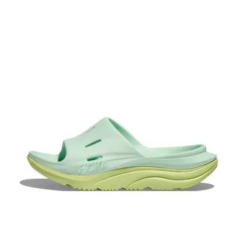 HOKA ONE ONE Ora Recovery Slide 3 Slip-resistant Abrasion-resistant Слипоны Унисекс Зеленый