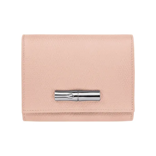 LONGCHAMP Le Roseau Кошелек из коровьей кожи женский балетный розовый