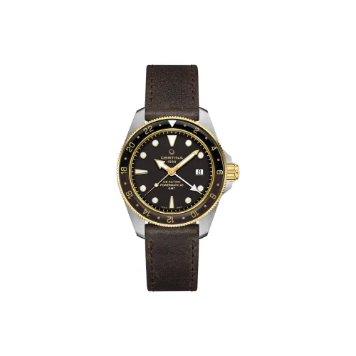 Certina Kinetic Energy Collection Механический механизм Мужские часы Часы 41 мм Коричневый циферблат часов