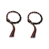 Многоцветный браслет с шнурком "Fortune Blessing", 1 пара