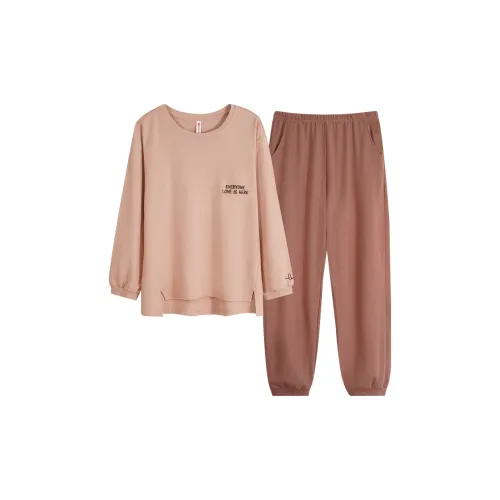 LEZIYUN Пижамный комплект женский хаки
