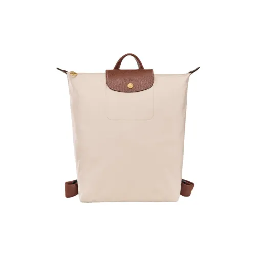 LONGCHAMP Le Pliage Полиамид Рюкзак Средний Женский Белый Бумага