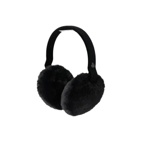 Maison Michel Cotton Faux Fur Polyester Women's Black