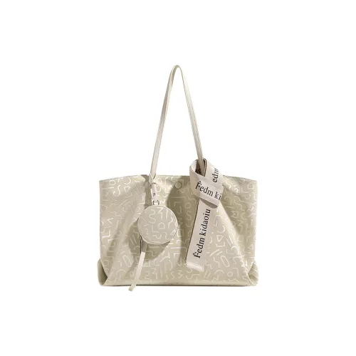 H YXIANG Сумка Tote из синтетической микрофибры сумка через плечо женская экрю розовый