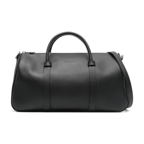 LONGCHAMP Кожа Одно Плечо Сумка Большая Женская Черная