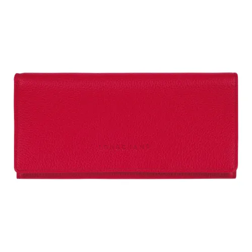 LONGCHAMP Le Foulonné Коровья кожа Кошелек Женские Розовый