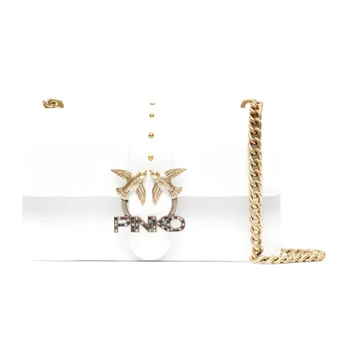 PINKO Коровья кожа Swallow Сумка Сумка через плечо Сумка на плечо Женская Белая