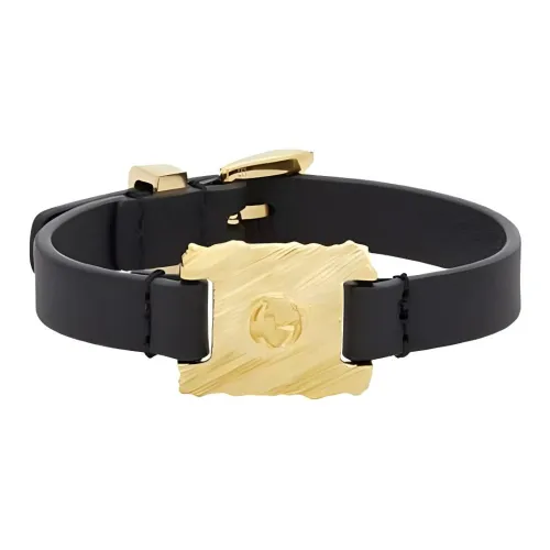 GUCCI Браслеты из нержавеющей стали, черные, женские