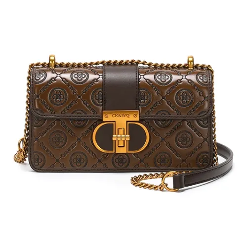 BETTINA VIVIAN ПУ (полиуретан) Сумка через плечо Сумка на плечо Стандартная Женская Кофейного цвета