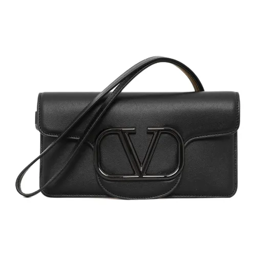 Valentino Кожа Клатч Женский Черный