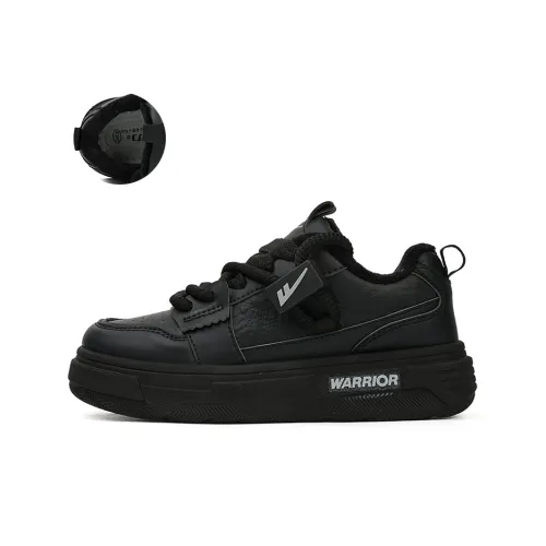 Warrior Устойчивые к истиранию низкие кроссовки для скейтбординга женские черные