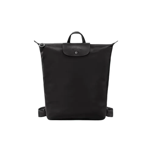 LONGCHAMP Le Pliage Xtra Рюкзак из коровьей кожи средний унисекс черный