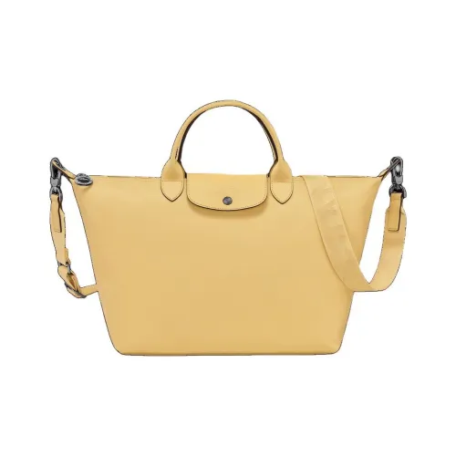 LONGCHAMP Le Pliage Xtra Коровья кожа Сумка через плечо Сумка Большая Женская Пшеница Белый