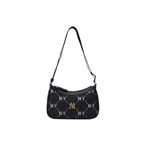 MLB Кожа Сумка через плечо Сумка на плечо Стандартная Женская Черная