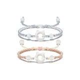 Браслет*1 пара (Розовый+Синий)