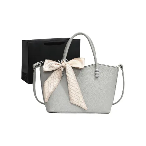 PINK·LAND ПУ (полиуретан) Сумка-тоут Сумка для покупок Сумка через плечо Сумка Женская Серый Хаки Коричневый Черный Розовый Бежевый