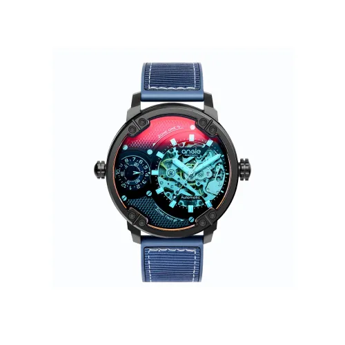 ANGIE PRESENT WATCH Автоматический/Ручной Механизм Мужские Часы 46,5 мм Черный