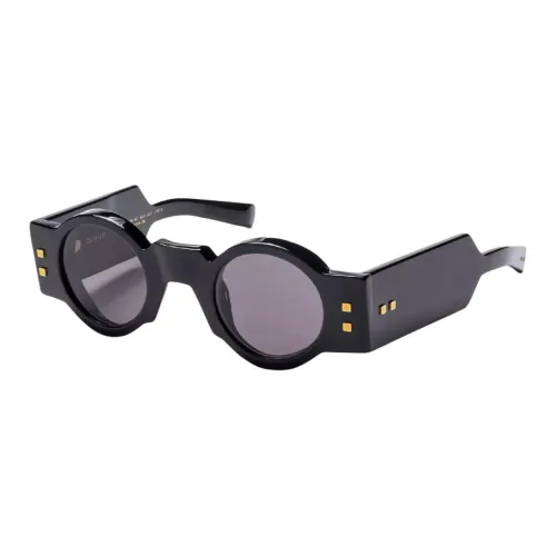 BALMAIN Ацетат Круглые Солнцезащитные очки Унисекс Черный