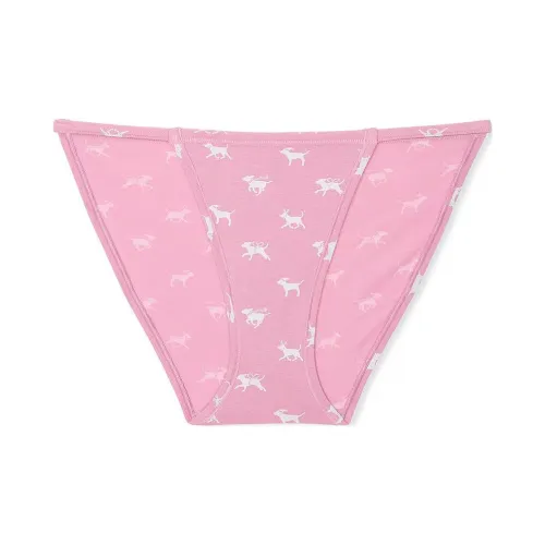 Victoria's Secret Розовый Хлопок STRING Бикини Panty MPDP Нижнее белье Женские 1 упаковка Розовый