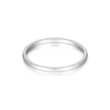 Серебряное кольцо - ширина 0,1 см