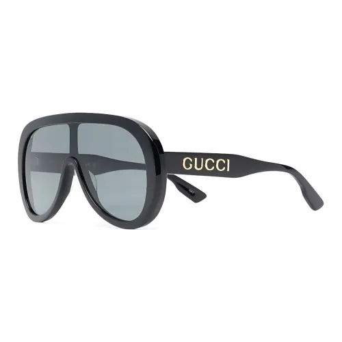 GUCCI Пластиковая оправа нерегулярная форма солнцезащитные очки женские