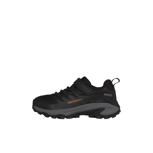 MERRELL MOAB SPEED 2 Противоскользящий устойчивый к истиранию низкий топ детская туристическая обувь черный детский