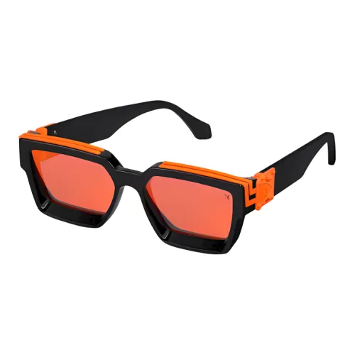 LOUIS VUITTON Квадратные солнцезащитные очки Унисекс Оранжевые