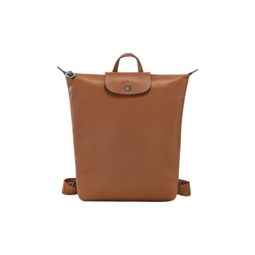 LONGCHAMP Le Pliage Xtra Коровья кожа Рюкзак Средний Унисекс Коньяк