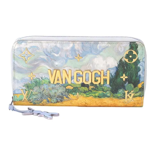 LOUIS VUITTON Монограмма Холст Кошелек Стандартный Женский Синий