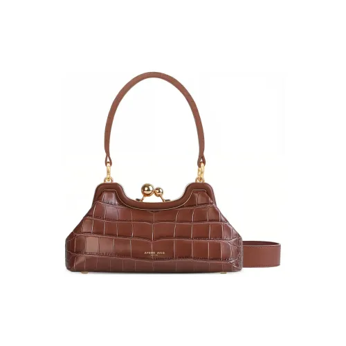 APEDE MOD Miley Крокодиловый узор Коровья кожа Мелочь Кошелек Сумка на плечо Через плечо Сумка Женская Цвет печенья