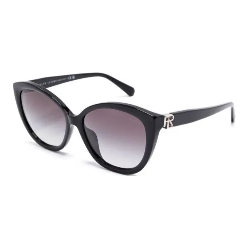 Polo Ralph Lauren Ацетат Круглые Солнцезащитные очки Женские Черные