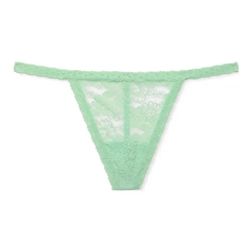 Victoria's Secret Розовый Wink V STRING Трусики Мятные Трусики Женские 1 Пачка Мятно-зеленый