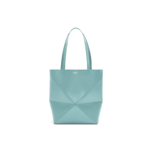 LOEWE Puzzle Fold Телячья кожа Тоут Сумка Сумка для покупок Сумка Сумка через плечо Средний Женская Вода