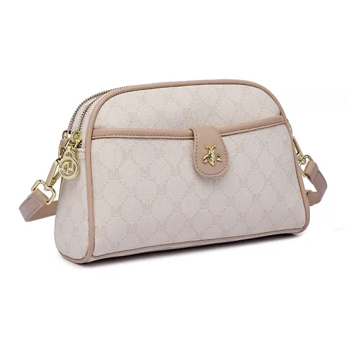 GELANDAI PVC Сумка через плечо Женская Экрю Серый Кофейный