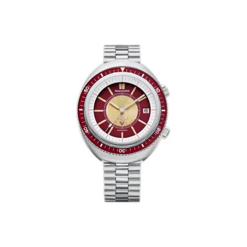 Jaeger LeCoultre Автоматический Механический Часы Мужские 50мм*43мм Красный
