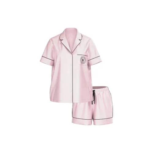 Victoria's Secret Satin Short Pajama Set PBS Pajama Set Women's Pink Виктория Секрет Сатин Короткий Комплект Пижам Комплект Пижам PBS Женский Розовый