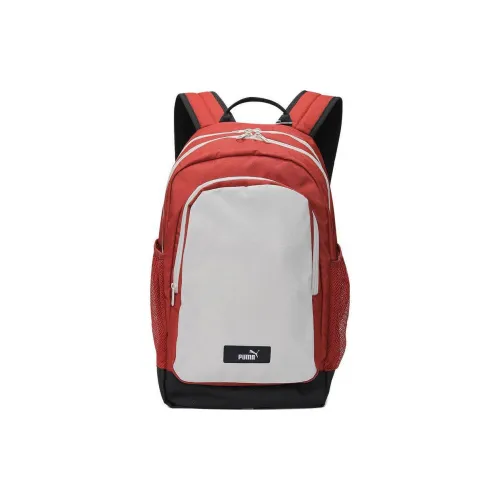 PUMA Полиэстер Рюкзак Средний Унисекс Красный Белый