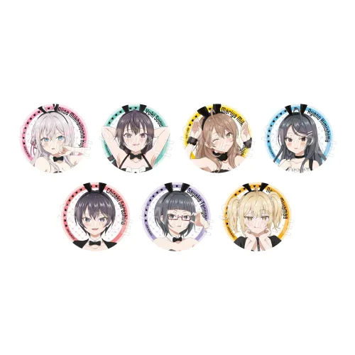 KADOKAWA Alya Иногда Говорит Правду На русском Под ее Стульем Кролик Девушка Версия Complete 7 Стилей Значки