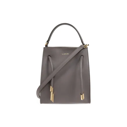 Lanvin Сумка через плечо из телячьей кожи сумка для женщин серого цвета